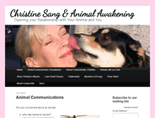Tablet Screenshot of animalawakening.com